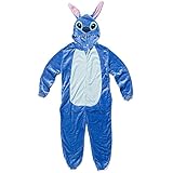 Lilo und Stitch Kostüm Erwachsene Jugendliche blau Größe L Kigurumi Onesie Einteiler Männer...