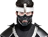 FIESTAS GUIRCA | Japanische Halbmaske (Einheitsgröße) - Ninja Kostümzubehör für Halloween und...