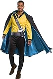 Rubie's 701293XL Adult Lando Calrissian Fancy Dress, Herren, Mehrfarbig, XL