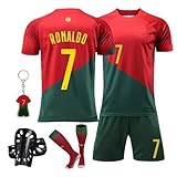 Pardofelis Fußball Trikot für Kinder, Trikot Nr. 7 Fußballtrikots Fussball T-Shirt Shorts Socken...