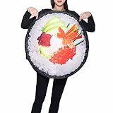 Fopytu Sushi Roll Kostüm Asian Japanisches Essen Kostüm Für Männer Männer Halloween Dress Party...