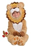Amscan - Babykostüm kleiner Löwe, König der Tiere, Karneval, Mottoparty Beige 12-24 Monate