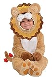 Amscan - Babykostüm kleiner Löwe, König der Tiere, Karneval, Mottoparty Beige 12-24 Monate