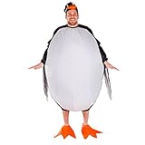 Bodysocks® Aufblasbares Pinguin Kostüm für Erwachsene