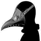 Pest Doktor Maske, Halloween Cosplay Kostüm Requisiten Maske Steampunk Gothic Cosplay Retro Leder...
