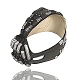 Bane Mask Bat Helm Film Charakter PVC Latex Knight Rise Halloween Cosplay Kostüm Zubehör (Latex)