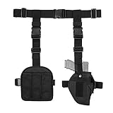 Gexgune Tactical Drop Leg Holster Set mit Tactical Belt Pistolenhalter Verstellbare Airsoft Military...