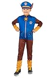 Ciao- Chase costume disguise boy official Paw Patrol (Size 5-7 years) with hat, Blau