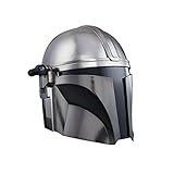 Star Wars Hasbro Wars The Black Series The Mandalorian elektronischer Premium Helm...