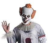 Rubies IT Pennywise Maske für Erwachsene, Einheitsgröße, offizielles Halloween, Karneval und...