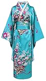 Bon amixyl Japanischer Kimono für Damen, traditionell, junge Dame, Yukata, mit Kleid,...