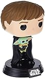 Funko Pop! Star Wars: The Mandalorian - Luke Skywalker mit Grogu (The Child, Baby Yoda) -...