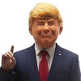 PartyHop Donald Trump Latex Maske Amerikanischer US-Präsident Politiker Berühmtheit Berühmte...