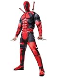 Rubie's 810109 Offizielles Marvel Deadpool Deluxe Kostüm für Erwachsene – Größe: XL, Rot...