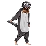 MAISUIZI Animal Triceratops Onesie Pyjamas Erwachsene Unisex Cosplay Halloween Weihnachten Neuheit...