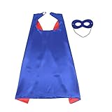 TOPWAYS® Superhelden Kostüm Capes und Masken für Kinder, Masquerade Kostüm für Kinder...