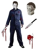 Michael Myers Kostüm für Herren 3-teiliges Herren Halloween Michael Myers Maske und...