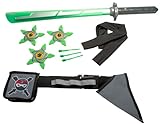 Simba 108041140 Next Ninja Mega-Set, 9 Teile, Gürtel verstellbar bis 80cm, Schwert mit Licht und...