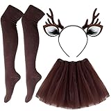 Goldschmidt REH Set Tüllrock Overknees und Geweih Accessoires Tutu