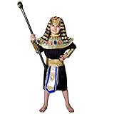 SEA HARE Ägyptisches Pharao Kostüm für Jungen (M :7-9 Jahre)