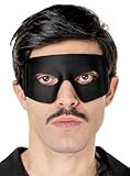Maskworld Zorro Maske - Kostüm-Zubehör des schwarzen Rächers für Karneval, Halloween &...