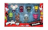 Bandai - Miraculous - Pack mit 8 Kwamis – Miraculous Mini-Figuren Sammlung - Spiel Miraculous...