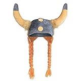 Boland 01296 - Galloper helmet, fabric hat, Viking, warrior, soft braids, Romans, carnival,...