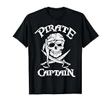 Piraten Kostüm Piratenflagge Pirat Kapitän Deko T-Shirt