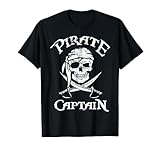 Piraten Kostüm Piratenflagge Pirat Kapitän Deko T-Shirt