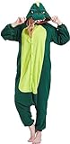 Joy Start Unisex Adult Onesie Pajamas, Plush Cosplay Animal One Piece Halloween Carnival Costume...
