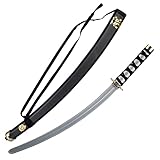 Boland 00660 - Ninja-Schwert mit Scheide, ca. 73 cm lang, Kunststoff, Tragegurt, Samurai, Kämpfer,...