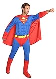 Ciao 11686.L Superman Disguise, Men, Blue, Red, Size L