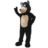 CostumeShine Maskottchen für Erwachsene, Männer, Frauen, Tier-Kostüm, Schwarz, 070003, Large:...