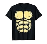 Gorilla Kostüm Fasching Karneval Last Minute Halloween T-Shirt