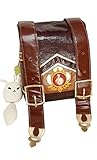 Cosplay.fm Braune PU Leder Tasche Süßer Rucksack mit Zubehör, braun, Einheitsgröße