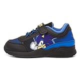 Sonic The Hedgehog Jungen Sneaker Sportschuhe, Blau, UK 11, EU 29