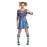 Disguise, Offizielles Chucky Halloween-Kostüm-Rock für Erwachsene, wie abgebildet, Damen, Größe...