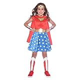 amscan Kind Wunderfrau Wonder Woman Verrücktes Kleid Kostüm Alter: 3-4 Jahre (Alter: 4-6 Jahre)