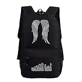 Kostor The Walking Dead Daryl Dixon 2 Flügel Schwarz Rucksack Schultertasche