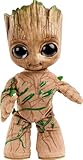 Mattel Marvel Plüschfigur Tanzender und sprechender Groovin’ Groot aus der Disney+-Serie Ich bin...