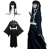 Fiamll Tokitou Muichirou Cosplay Kostüm Anime Dämonentöter Muichirou Tokitou Kostüm Kimono...