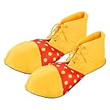 PRETYZOOM Große Clown Schuhe Dot Halloween Kostüm Clown Schuhe für Damen Herren (Einheitsgröße)...