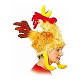 Orlob Hut als Hahn Karneval Fasching Einheitsgröße