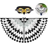 Hpbaggy Kinder Vogelflügel Kostüm,Kinder Kostüm Eule,Vogelflügel Kostüm Umhang Für Kinder Mit...