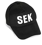 KarnevalsTeufel Basecap SEK Sondereinsatzkommando Mütze Schirmmütze Polizeimütze Größe variabel...