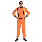 EraSpooky Herren Astronaut Raumfahrer Kostüm Faschingskostüme Cosplay Halloween Party Karneval...