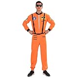 EraSpooky Herren Astronaut Raumfahrer Kostüm Faschingskostüme Cosplay Halloween Party Karneval...