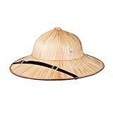 Boland 95464 -Tropenhelm Stroh, Safari, Ranger, Guide, Reisebegleiter, Hut, Kopfbedeckung,...