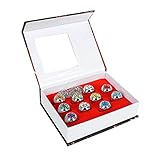 CosplayStudio Akatsuki Set mit 10 Ringen der Mitglieder aus Metall | Schmuck Sammelbox