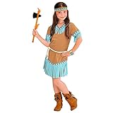 Widmann - Kinderkostüm Indianerin, Kleid, Western Kostüme, Faschingskostüme, Karneval